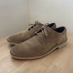 Size 9.5- JOHN VARVATOS Star S Eva Derby Clay Suede F2169R3B-A12B